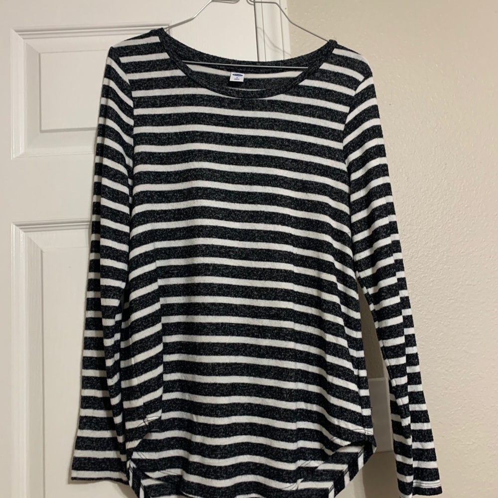 Striped long sleeve tee